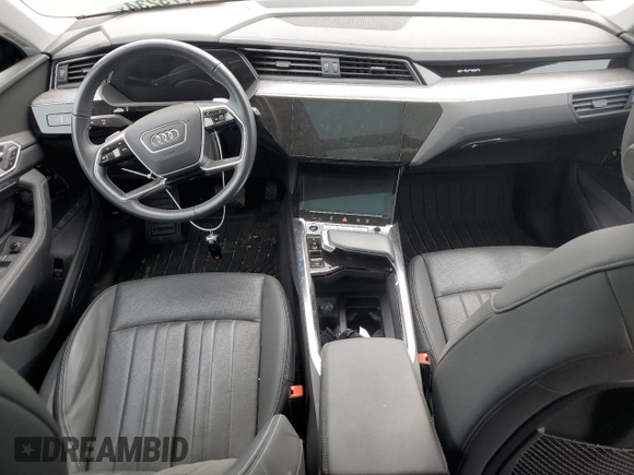 2021 Audi e-tron Premium Plus with VIN WA1LAAGE9MB026280, listed as a Copart auction lot 72775234 with 17,305 mi miles and Salvage Title. Bid and sale history available at DreamBid. Image 8.