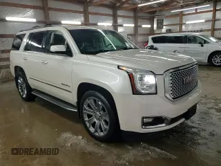 2015 GMC Yukon Denali with VIN 1GKS2CKJ1FR564002, listed as a Copart auction lot 45494045 with 108,310 mi miles and Salvage Title. Bid and sale history available at carsss.com. Image 14.