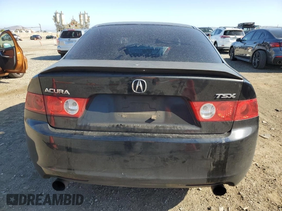 2004 Acura TSX w/Navigation with VIN JH4CL96994C005103, listed as a Copart auction lot 57911445 with 273,458 mi miles and Salvage title. Bid and sale history available at DreamBid. Image 6.