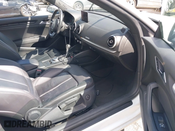 2016 Audi A3 2.0T Premium Plus with VIN WAU38LFF1G1117087, listed as a IAAI auction lot 39132207 with 43,353 mi miles. Bid and sale history available at carsss.com. Image 5.