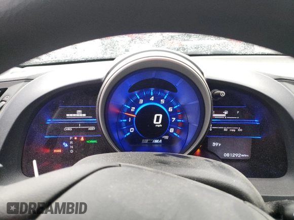 2012 Honda CR-Z with VIN JHMZF1D41CS003358, listed as a Copart auction lot 84696844 with 81,292 mi miles and Salvage Title. Bid and sale history available at carsss.com. Image 9.
