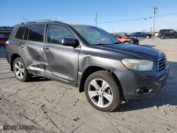 2010 Toyota Highlander Sport with VIN 5TDEK3EH6AS005394, listed as a Copart auction lot 41862085 with 196,299 mi miles and Salvage Title. Bid and sale history available at carsss.com. Image 4.