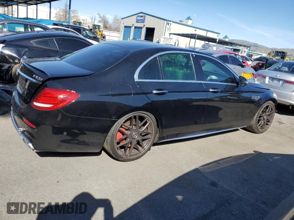 2020 Mercedes-Benz E-Class AMG E 63 S with VIN WDDZF8KB8LA717950, listed as a Copart auction lot 44249075 with 27,991 mi miles and Salvage Title. Bid and sale history available at carsss.com. Image 3.