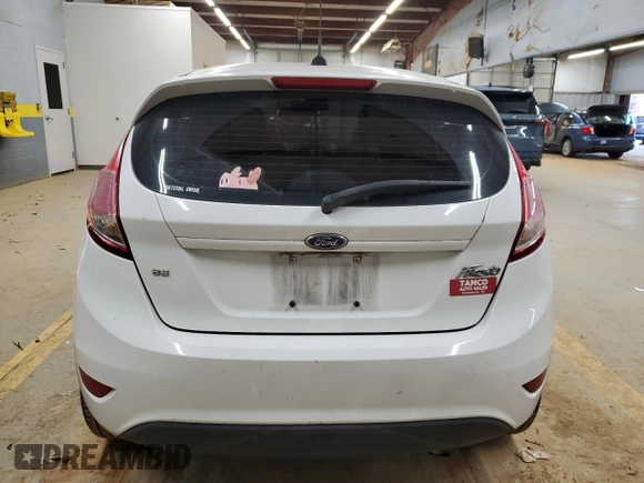 2017 Ford Fiesta SE with VIN 3FADP4EJ7HM169727, listed as a Copart auction lot 41447615 with 86,669 mi miles and Salvage Title. Bid and sale history available at carsss.com. Image 6.