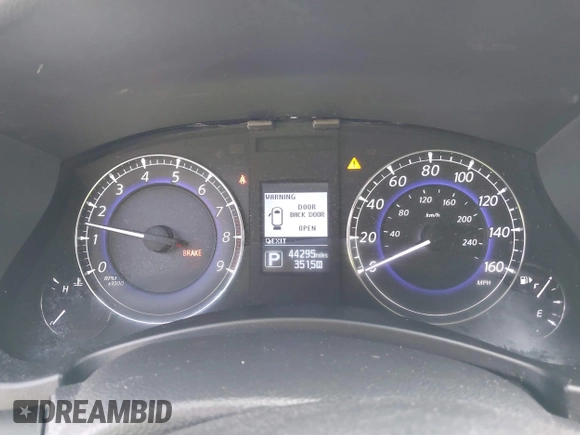 2017 Infiniti QX50 with VIN JN1BJ0RR6HM402572, listed as a IAAI auction lot 42045060 with 44,295 mi miles. Bid and sale history available at carsss.com. Image 7.