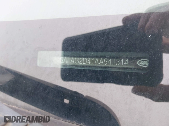 2010 Land Rover LR4 HSE with VIN SALAG2D41AA541314, listed as a IAAI auction lot 41927725 with Not Provided miles and . Bid and sale history available at DreamBid. Image 11.