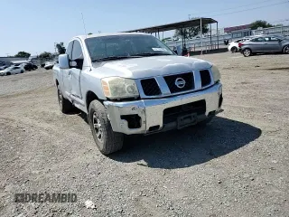2005 Nissan Titan SE with VIN 1N6AA06B25N551841, listed as a Copart auction lot 62160285 with 167,019 mi miles and Salvage title. Bid and sale history available at DreamBid. Image 13.