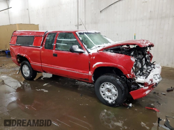 1995 GMC Sonoma with VIN 1GTCT19W1S8525073, listed as a Copart auction lot 48029445 with 122,777 mi miles and Salvage Title. Bid and sale history available at carsss.com. Image 4.
