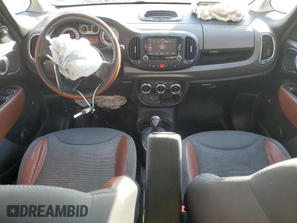 2014 FIAT 500L Trekking with VIN ZFBCFADH3EZ010853, listed as a Copart auction lot 78305134 with 112,381 mi miles and Salvage Title. Bid and sale history available at carsss.com. Image 8.