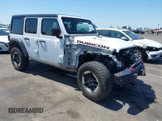 2022 Jeep Wrangler Unlimited Rubicon z VIN 1C4HJXFN3NW175424, wystawiony jako IAAI lot #42616441 z przebiegiem 33 534 mil mil oraz . Historia ofert i sprzedaży dostępna na DreamBid. Obrazek 1.