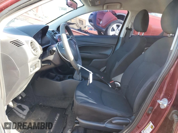 2017 Mitsubishi Mirage G4 ES with VIN ML32F3FJ6HH004840, listed as a Copart auction lot 48561124 with 42,150 mi miles. Bid and sale history available at carsss.com. Image 7.