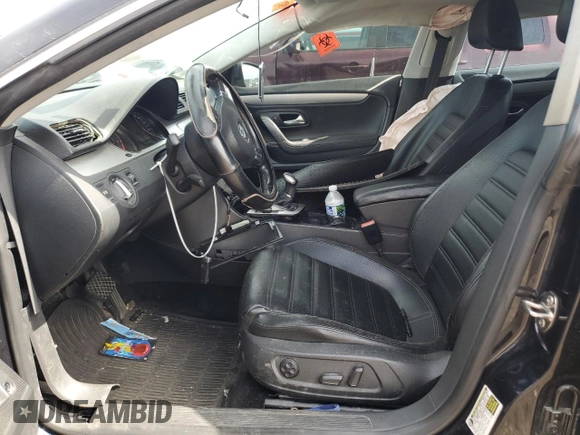 2011 Volkswagen CC Sport with VIN WVWMN7AN4BE712605, listed as a Copart auction lot 50094695 with 0 mi miles and Salvage Title. Bid and sale history available at carsss.com. Image 7.
