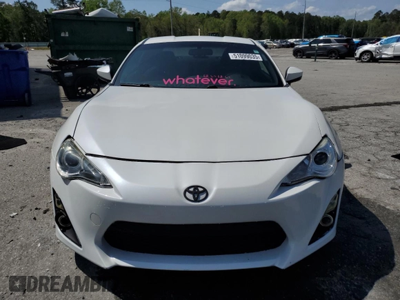 2013 Scion FR-S with VIN JF1ZNAA11D1710004, listed as a Copart auction lot 51099035 with 155,909 mi miles and Salvage Title. Bid and sale history available at DreamBid. Image 5.