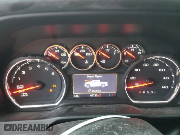 2021 Chevrolet Silverado 1500 LT with VIN 1GCPWCEK5MZ285692, listed as a Copart auction lot 51211175 with 97,733 mi miles and Non Repairable. Bid and sale history available at DreamBid. Image 9.