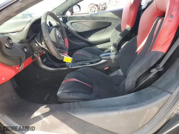 2019 McLaren 570S with VIN SBM13FAA1KW006404, listed as a Copart auction lot 78088414 with 17,852 mi miles and Salvage Title. Bid and sale history available at carsss.com. Image 7.