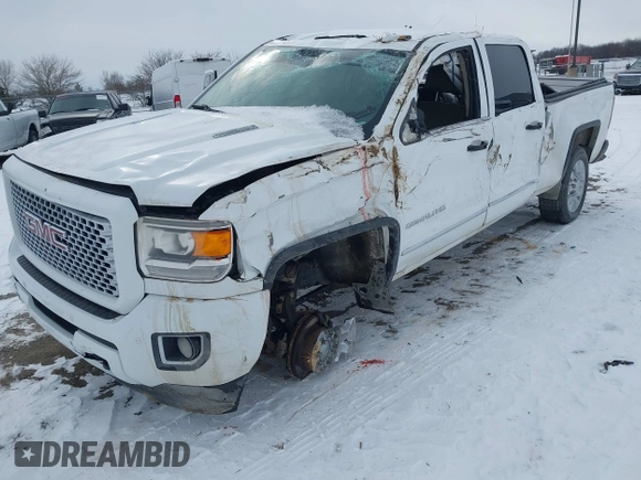 2015 GMC Sierra 2500HD available WiFi Denali with VIN 1GT120E88FF680538, listed as a IAAI auction lot 41571684 with 125,147 mi miles. Bid and sale history available at carsss.com. Image 6.