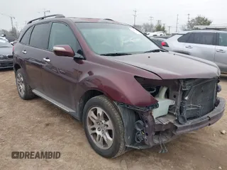 2009 Acura MDX with VIN 2HNYD28289H515078, listed as a IAAI auction lot 41565828 with 188,398 mi miles. Bid and sale history available at carsss.com. Image 1.