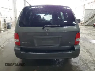 2005 Kia Sedona LX with VIN KNDUP132656723226, listed as a Copart auction lot 52886115 with 0 mi miles and Salvage Title. Bid and sale history available at carsss.com. Image 6.