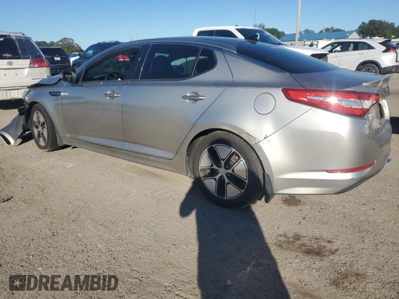 2013 Kia Optima EX with VIN KNAGM4AD4D5040468, listed as a Copart auction lot 81608804 with Not provided miles and Salvage title. Bid and sale history available at DreamBid. Image 2.