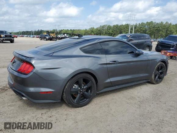 2022 Ford Mustang EcoBoost with VIN 1FA6P8TH8N5122837, listed as a Copart auction lot 51655955 with 32,303 mi miles and Salvage title. Bid and sale history available at DreamBid. Image 3.