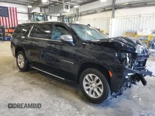 2023 Chevrolet Suburban Premier with VIN 1GNSKFKD5PR255729, listed as a Copart auction lot 48376385 with 64,196 mi miles and Clean Title. Bid and sale history available at DreamBid. Image 4.