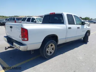 2005 Dodge Ram 1500 SLT with VIN 1D7HA18D35S123502, listed as a IAAI auction lot 41896255 with 279,202 mi miles. Bid and sale history available at carsss.com. Image 4.