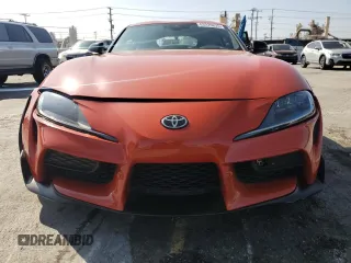 2024 Toyota Supra 3.0 with VIN WZ1DB0G09RW062378, listed as a Copart auction lot 63225635 with Not provided miles and Salvage title. Bid and sale history available at DreamBid. Image 5.
