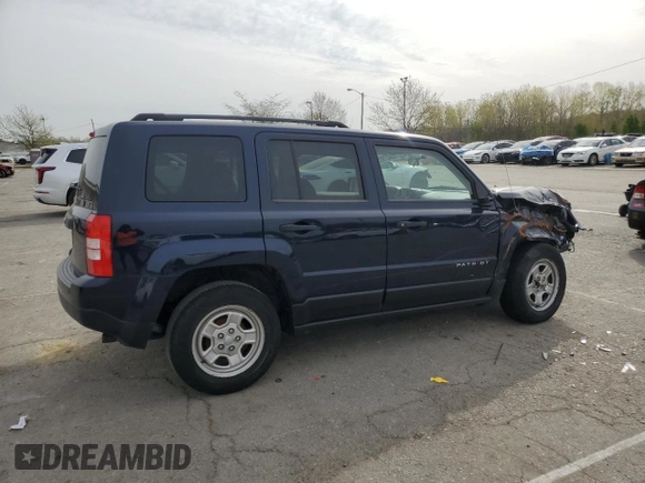 2014 Jeep Patriot Altitude with VIN 1C4NJPBA1ED689841, listed as a Copart auction lot 53427925 with 168,601 mi miles and Salvage title. Bid and sale history available at DreamBid. Image 3.
