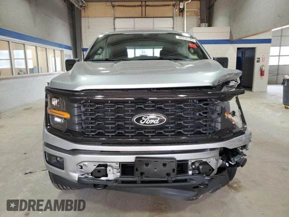 2024 Ford F-150 STX with VIN 1FTEW2LP8RKF13149, listed as a Copart auction lot 50226125 with 2,637 mi miles and Salvage Title. Bid and sale history available at carsss.com. Image 5.