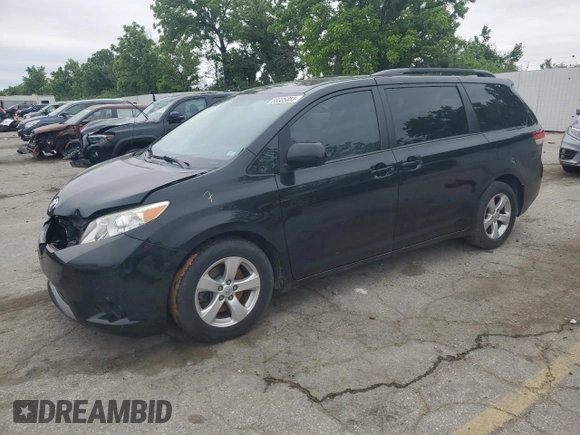 2014 Toyota Sienna LE AAS with VIN 5TDKK3DC3ES438508, listed as a Copart auction lot 58335855 with 176,016 mi miles and Salvage title. Bid and sale history available at DreamBid. Image 1.