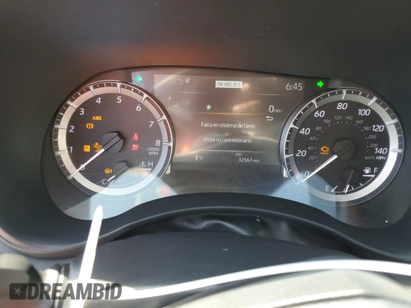 2024 Toyota Highlander LE with VIN 5TDKDRAH4RS050075, listed as a Copart auction lot 62658135 with 32,567 mi miles and Clean title. Bid and sale history available at DreamBid. Image 9.