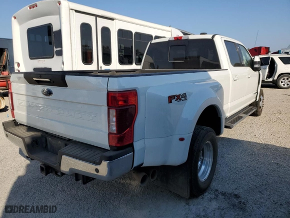2020 Ford Super Duty F-350 DRW XL with VIN 1FT8W3DT8LED32363, listed as a Copart auction lot 74284394 with 0 mi miles and Salvage Title. Bid and sale history available at carsss.com. Image 3.