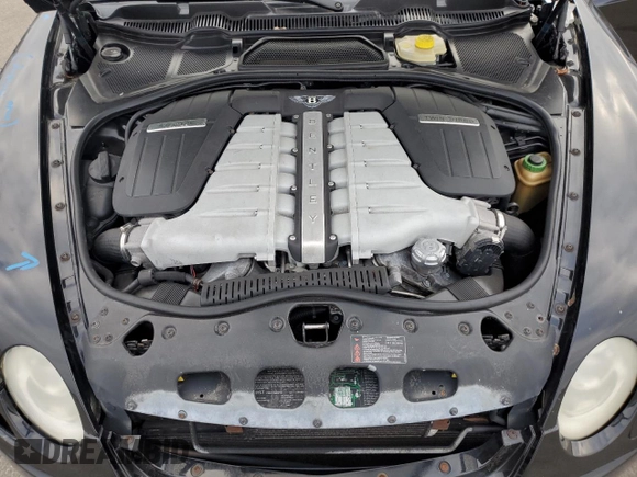 2007 Bentley Flying Spur with VIN SCBBR93W778040920, listed as a Copart auction lot 48711225 with 100,528 mi miles and Salvage title. Bid and sale history available at DreamBid. Image 13.