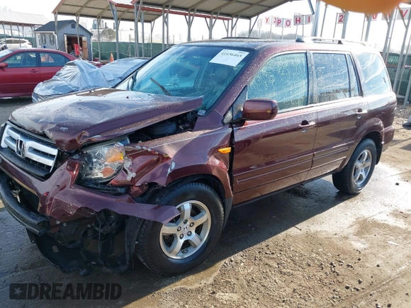 2007 Honda Pilot EX-L with VIN 5FNYF18647B004936, listed as a IAAI auction lot 41656465 with 225,580 mi miles and . Bid and sale history available at DreamBid. Image 18.