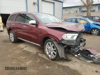 2017 Dodge Durango Citadel z VIN 1C4SDJET5HC903955, wystawiony jako Copart lot #87325694 z przebiegiem 140 852 mil mil oraz Szkoda całkowita • Salvage title. Historia ofert i sprzedaży dostępna na DreamBid. Obrazek 4.