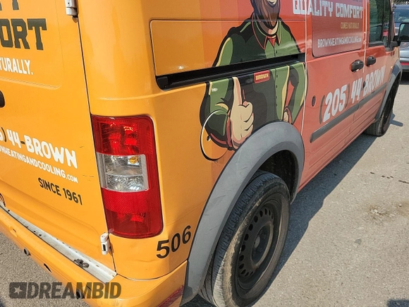 2013 Ford Transit Connect XLT with VIN NM0LS7BN7DT155123, listed as a IAAI auction lot 42621021 with 224,823 mi miles and . Bid and sale history available at DreamBid. Image 7.