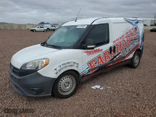 2018 Ram ProMaster City Cargo Van Tradesman with VIN ZFBERFAB9J6J19150, listed as a Copart auction lot 48793585 with 142,167 mi miles and Salvage Title. Bid and sale history available at carsss.com. Image 1.