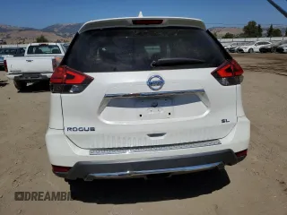2017 Nissan Rogue SL with VIN 5N1AT2MT3HC751952, listed as a Copart auction lot 60842915 with 75,606 mi miles and Salvage title. Bid and sale history available at DreamBid. Image 6.