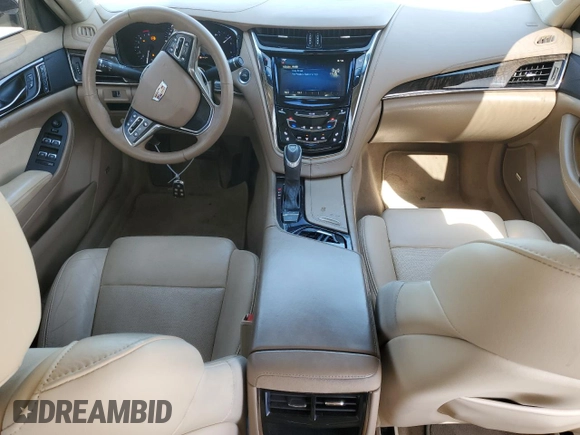 2015 Cadillac CTS Luxury RWD with VIN 1G6AR5SX8F0105026, listed as a Copart auction lot 47985555 with 105,745 mi miles and Salvage Title. Bid and sale history available at DreamBid. Image 8.