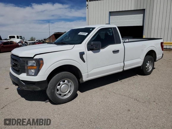2023 Ford F-150 XL with VIN 1FTMF1CB6PKE57932, listed as a Copart auction lot 45393095 with 48,925 mi miles and Salvage Title. Bid and sale history available at carsss.com. Image 1.