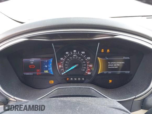 2013 Ford Fusion SE with VIN 3FA6P0HR8DR263468, listed as a IAAI auction lot 41783303 with 115,353 mi miles. Bid and sale history available at carsss.com. Image 7.