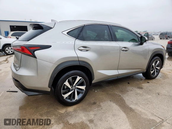 2021 Lexus NX 300 with VIN JTJGARDZ9M2243757, listed as a Copart auction lot 58339885 with 86,047 mi miles and Salvage title. Bid and sale history available at DreamBid. Image 3.