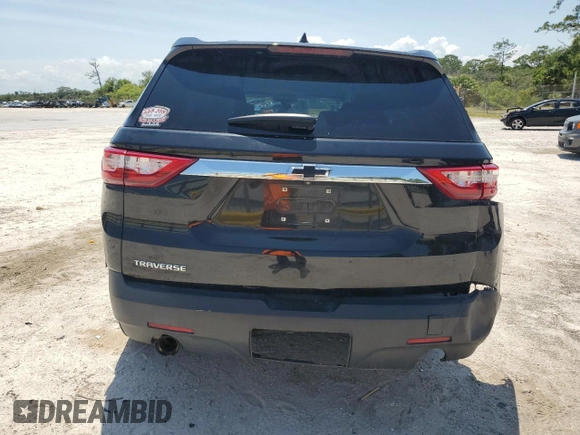 2020 Chevrolet Traverse LS with VIN 1GNERFKW7LJ160785, listed as a Copart auction lot 55122745 with 101,144 mi miles and Non repairable. Bid and sale history available at DreamBid. Image 6.