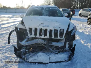 2016 Jeep Cherokee Limited with VIN 1C4PJMDS0GW149773, listed as a Copart auction lot 43604975 with 218,685 mi miles and Salvage title. Bid and sale history available at DreamBid. Image 5.