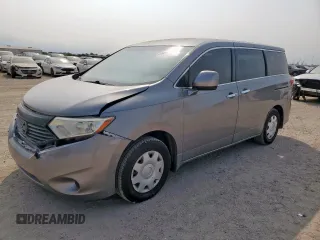 2013 Nissan Quest SV with VIN JN8AE2KP6D9071141, listed as a Copart auction lot 57138895 with 184,638 mi miles and Salvage title. Bid and sale history available at DreamBid. Image 1.