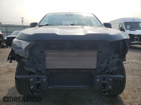 2021 Ford Ranger XL with VIN 1FTER1FH4MLD40755, listed as a Copart auction lot 60442935 with 52,864 mi miles and Salvage title. Bid and sale history available at DreamBid. Image 5.