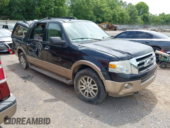 2011 Ford Expedition Max XLT with VIN 1FMJK1J56BEF40744, listed as a IAAI auction lot 42448777 with 186,531 mi miles and . Bid and sale history available at DreamBid. Image 1.