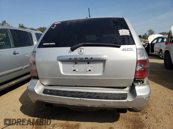2004 Acura MDX Touring Pkg with VIN 2HNYD18674H505695, listed as a Copart auction lot 70686264 with 0 mi miles and Salvage Title. Bid and sale history available at carsss.com. Image 6.