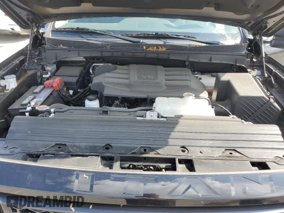 2024 Nissan Titan SV with VIN 1N6AA1FB4RN118355, listed as a Copart auction lot 57669095 with 2,861 mi miles and Salvage title. Bid and sale history available at DreamBid. Image 11.