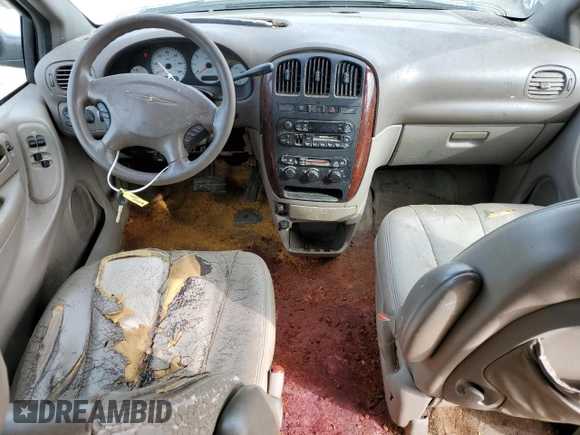 2002 Chrysler Town & Country LX with VIN 2C4GP44302R603545, listed as a Copart auction lot 49573145 with 198,798 mi miles and Salvage Title. Bid and sale history available at carsss.com. Image 8.